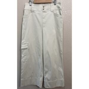 Spanx Stretch Twill Cropped Trouser Women's Size M